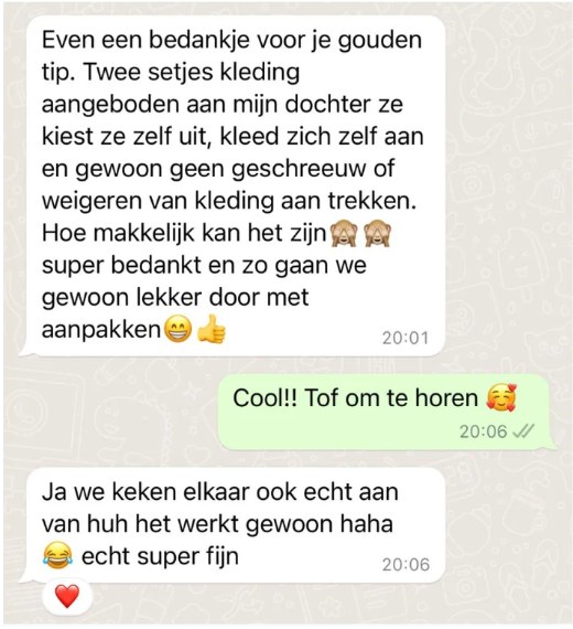 Bericht van een ouder over WOW! Opvoedcoaching (3)