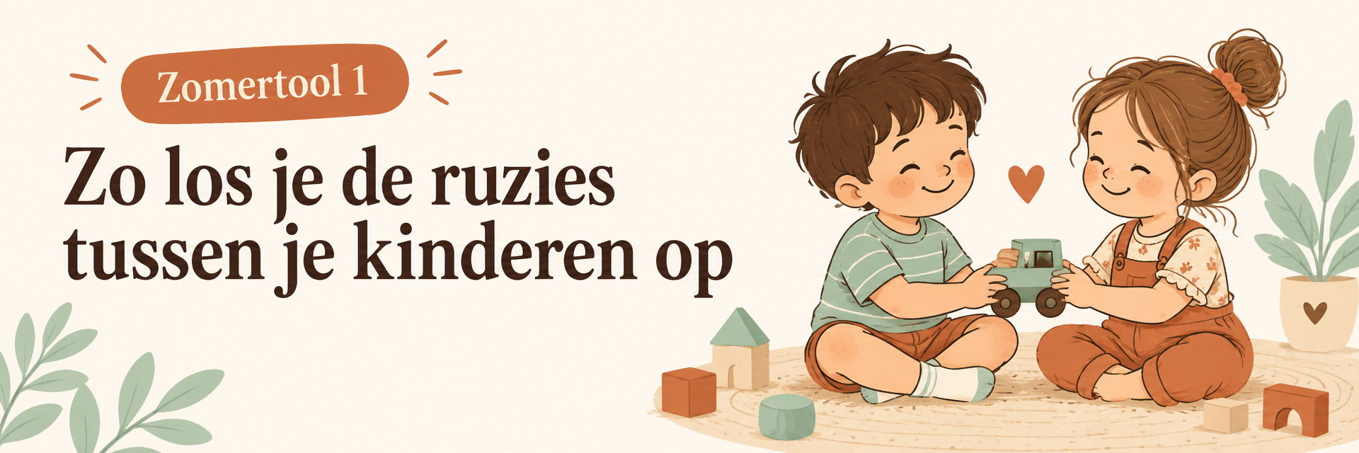 Zomertool 1: Zo los je de ruzies op tussen je kinderen