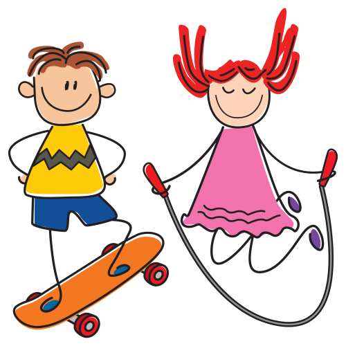 Kinderen spelen buiten